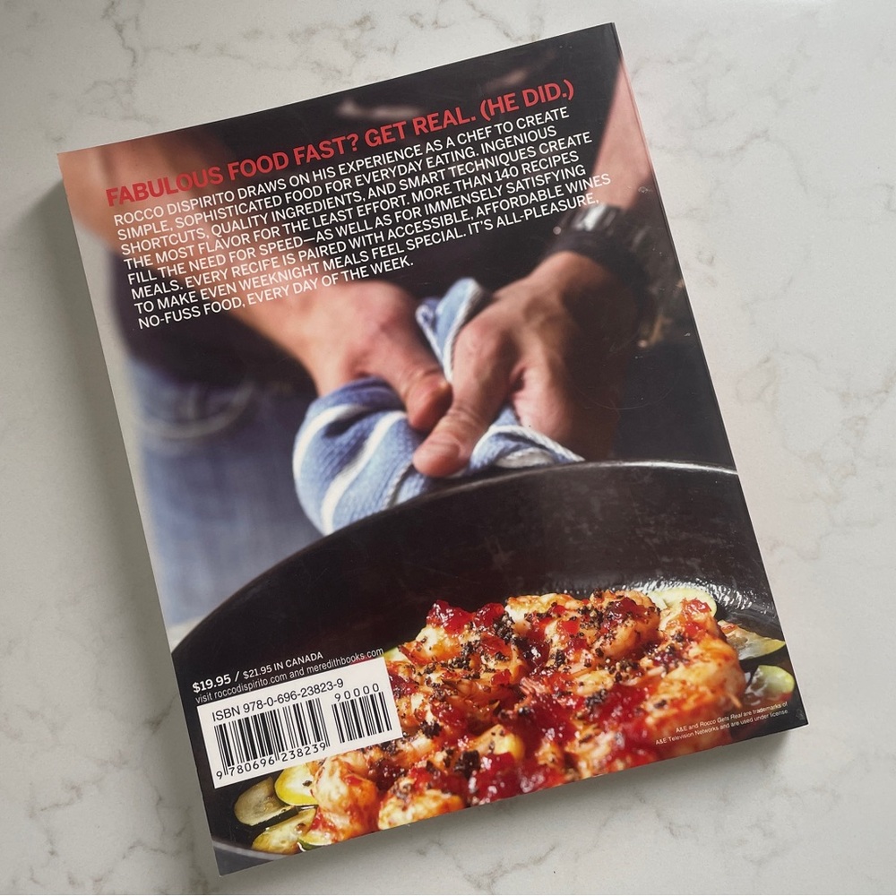 Two cookbook bundle, Rocco Dispirito, Rocco Gets Real & Rocco’s 5 Minute Flavor - Picture 2 of 9